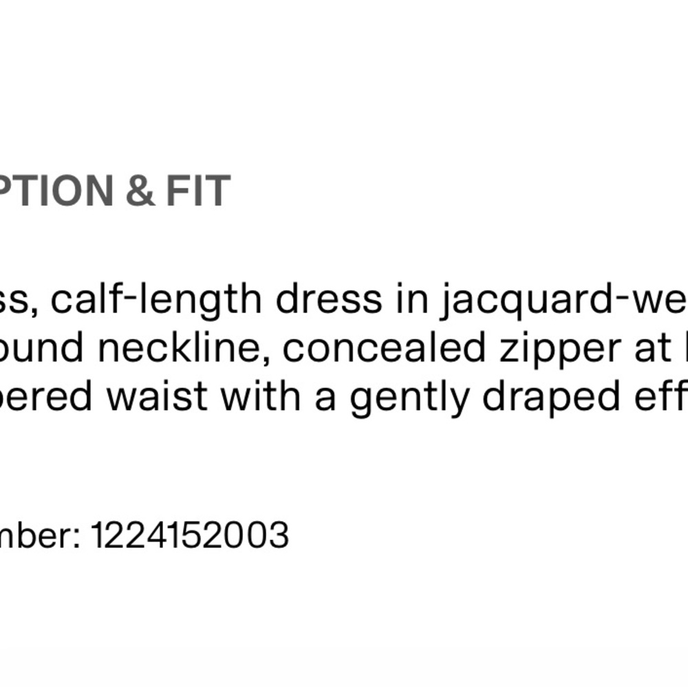 H&M Jacquard-weave dress - Picture 8 of 8
